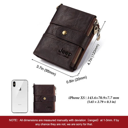 Genuine Leather RFID Crazy Horse Wallet