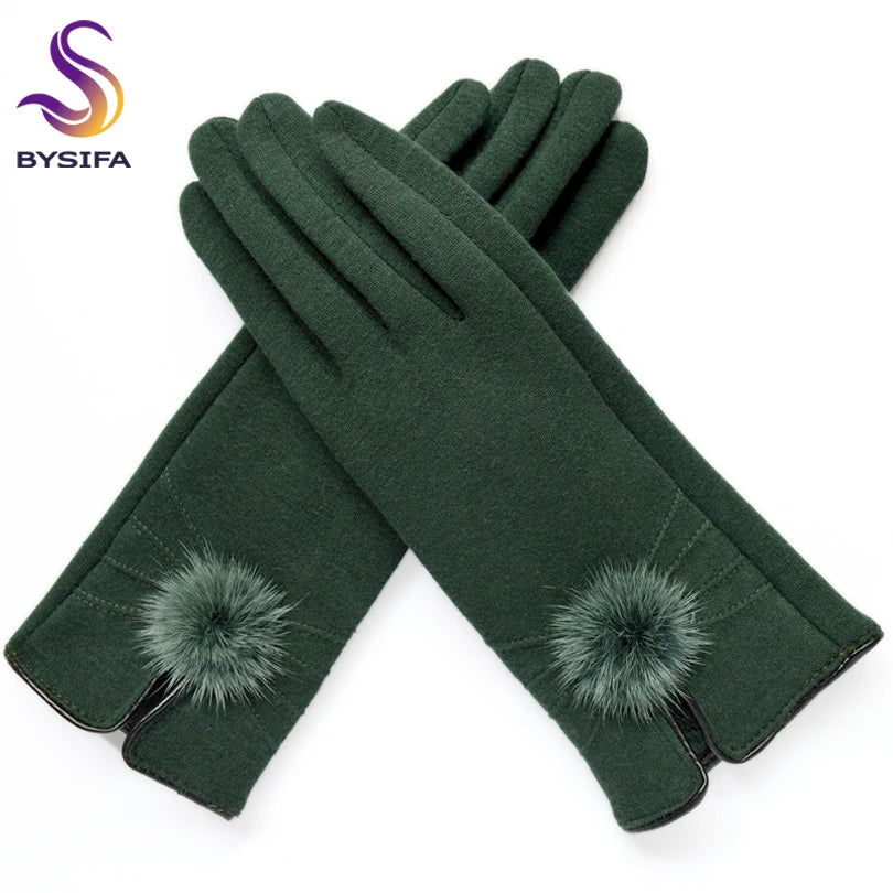 Women's Winter Touchscreen Windproof Gloves -  Cold-Resistant Cycling & Sports Gear