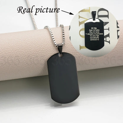 Personalized Custom Photo & Message Necklace or Keychain