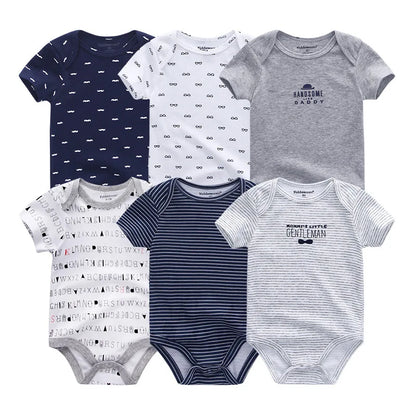 Frühlings-Herbst-Baby-Bodys aus 100 % Baumwolle, langärmlig