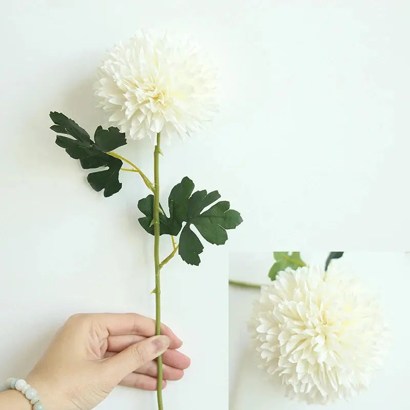 Silk Dandelion Flower Ball Bouquet - Artificial Home Garden