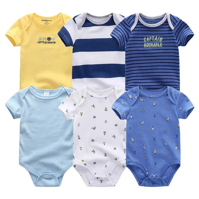 Frühlings-Herbst-Baby-Bodys aus 100 % Baumwolle, langärmlig