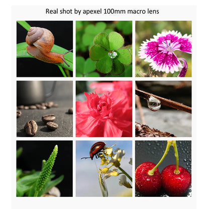 Professional 4K HD 100mm Macro Lens for Phones
