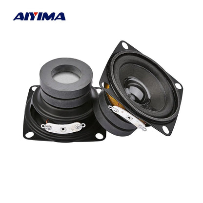 2Pcs 2Inch Mini Audio Portable Speakers - Full Range Sound Speaker 4 8 Ohm