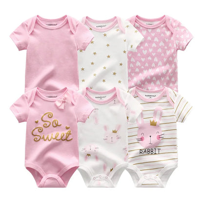 Frühlings-Herbst-Baby-Bodys aus 100 % Baumwolle, langärmlig