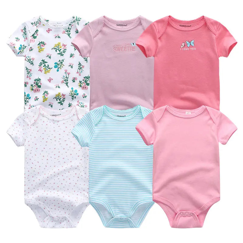 Frühlings-Herbst-Baby-Bodys aus 100 % Baumwolle, langärmlig