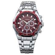 CURREN Men Luxury Brand Military Sport Mens Watches Full Steel Quartz Clock Men's Waterproof Business Watch relogio masculino