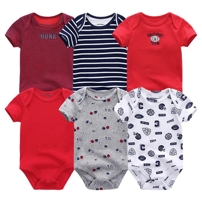 Frühlings-Herbst-Baby-Bodys aus 100 % Baumwolle, langärmlig