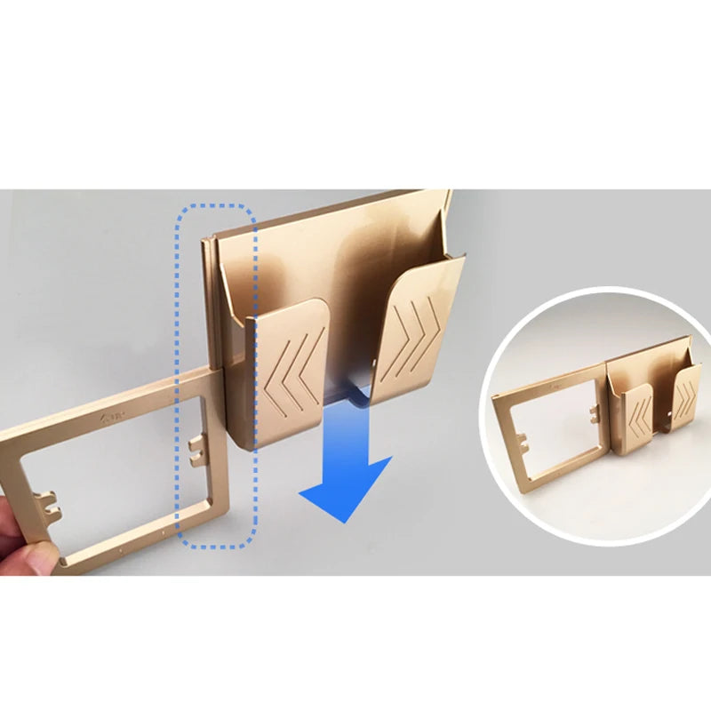 Punch-free Mobile Phone Holder Wall Mounted Stand