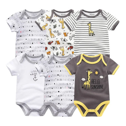 Frühlings-Herbst-Baby-Bodys aus 100 % Baumwolle, langärmlig