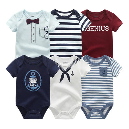Frühlings-Herbst-Baby-Bodys aus 100 % Baumwolle, langärmlig