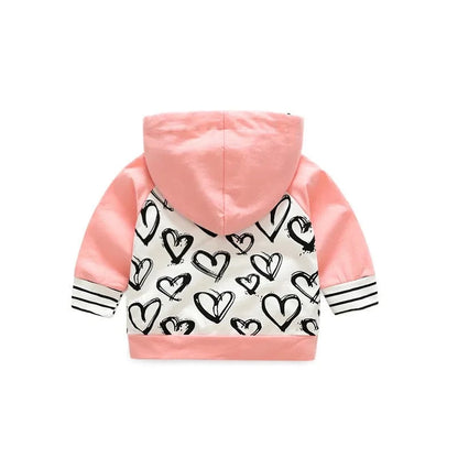 Cute Infant Hooded Sweatshirt Set