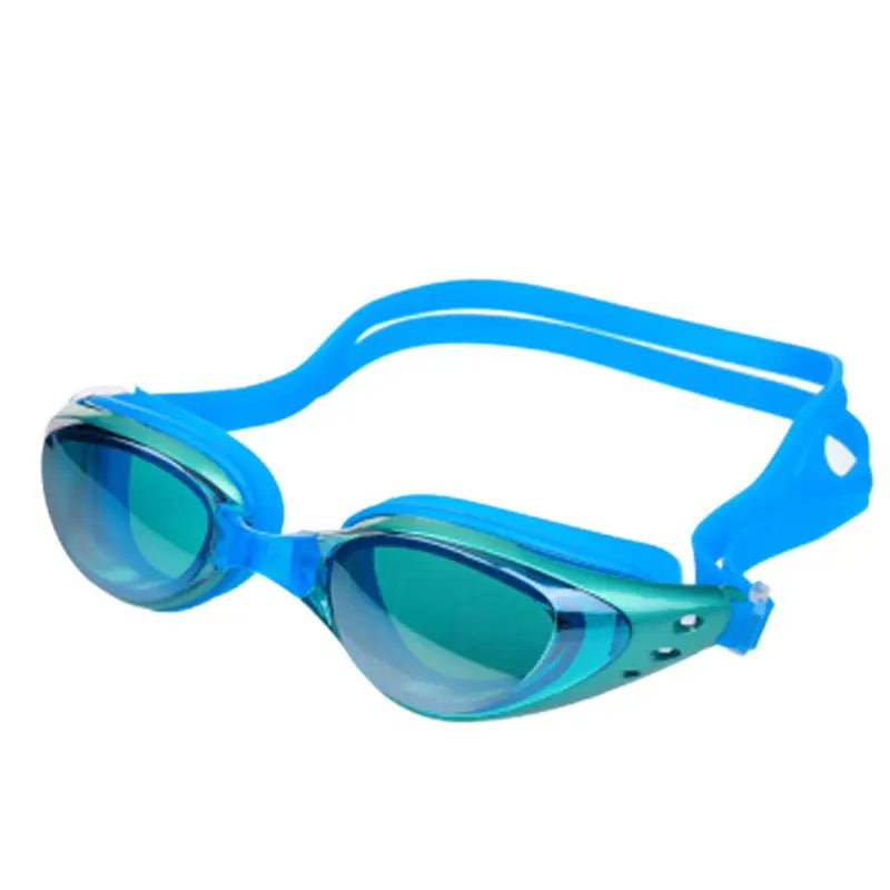 Professional Waterproof Anti-fog Swimming Goggles - Adjustable Silicone for Men and Women