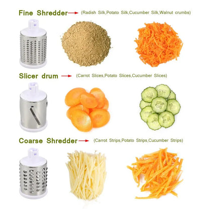 Efficient Manual Rotary Vegetable Slicer