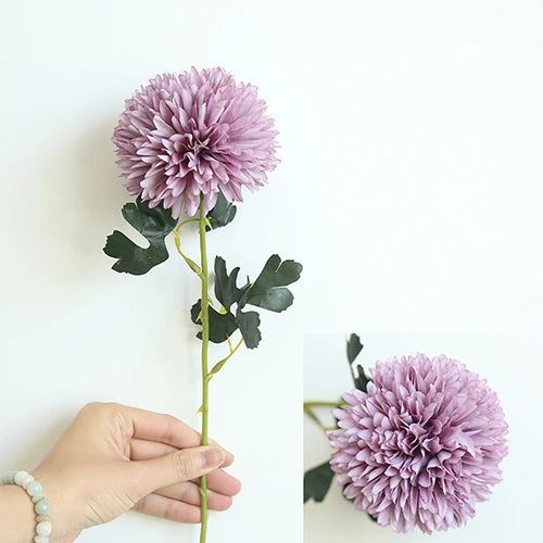 Silk Dandelion Flower Ball Bouquet - Artificial Home Garden