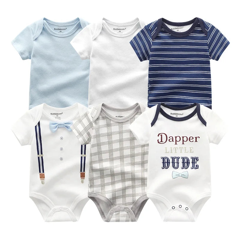 Frühlings-Herbst-Baby-Bodys aus 100 % Baumwolle, langärmlig