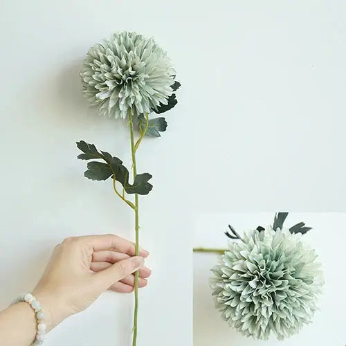 Silk Dandelion Flower Ball Bouquet - Artificial Home Garden