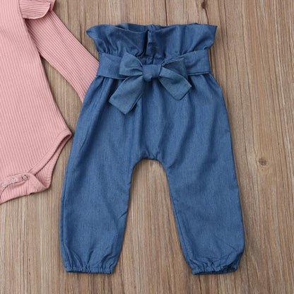 Tenue 2 pièces d'automne pour bébé fille