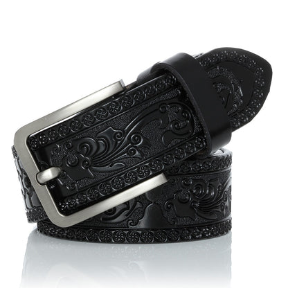 Designer Cow Leather Belt - Classic Style