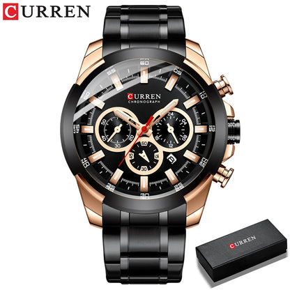 Luxury CURREN Quartz Men's Watch