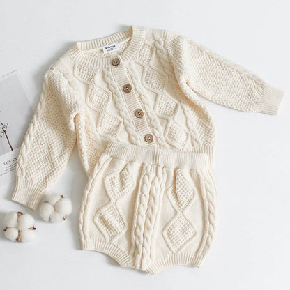 Baby Girls Cardigan Knitted Sweater