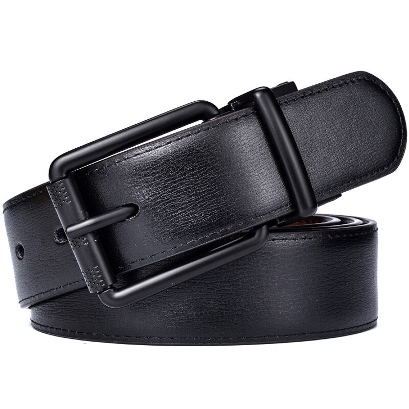 Ceinture réversible en cuir pour hommes