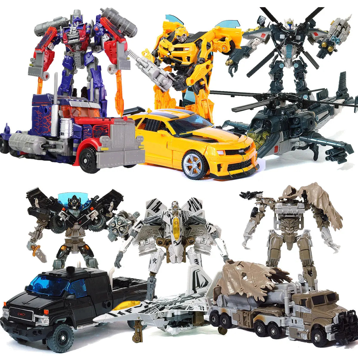 Voiture robot transformable de 18 cm – Figurine d'action classique d'anime