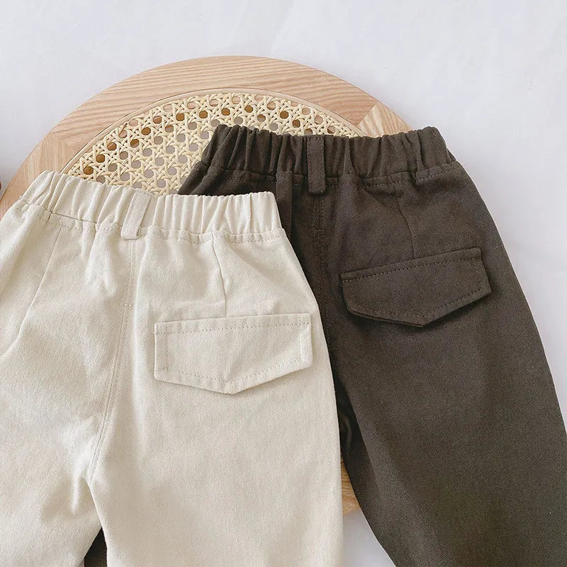 Solid Kids Pants for Boys and Girls  