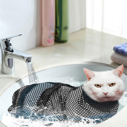 cat bath bag, cat grooming, cat washing bag, cat grooming tools, cat bag