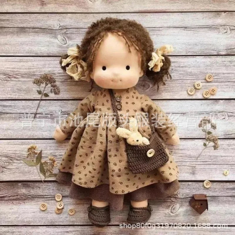 Handmade Waldorf Plush Doll, Waldorf Soft Plush Toys, Cute Cotton Stuffed Doll, Handmade Plush Toy, Waldorf Stuffed Plush Doll, Soft Cotton Plush Toy, Cute Plush Doll for Kids, Handmade Waldorf Toy, Waldorf Plush Cotton Doll, Stuffed Waldorf Plush Toy