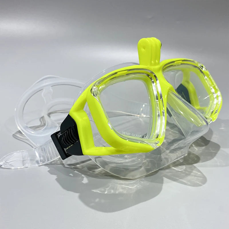 Underwater Diving Mask with GoPro Compatibility - All-Dry