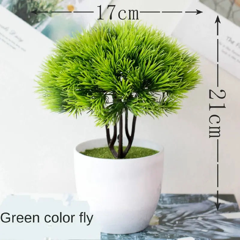 Artificial Green Bonsai Tree - Home & Office Decor