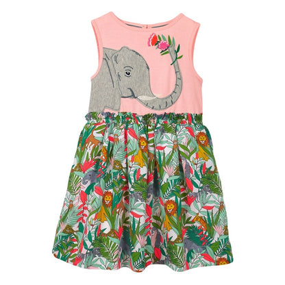 Cute Baby Girls Elephant Dress