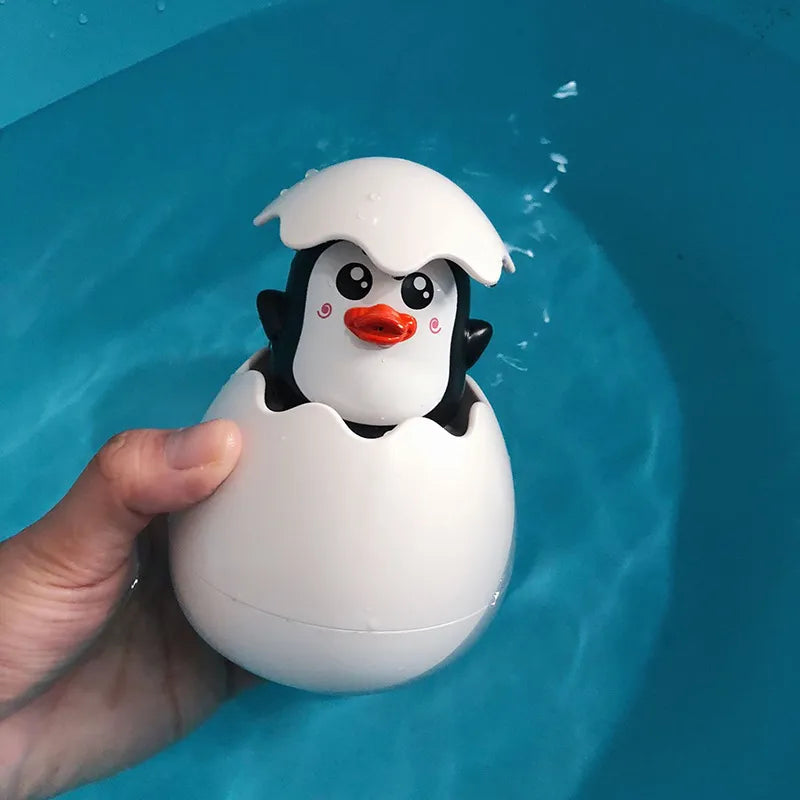 Baby Bathing Toy Kids Duck Penguin Egg