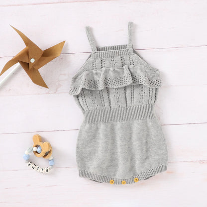 Summer Newborn Baby Girls Rompers Jumpsuits