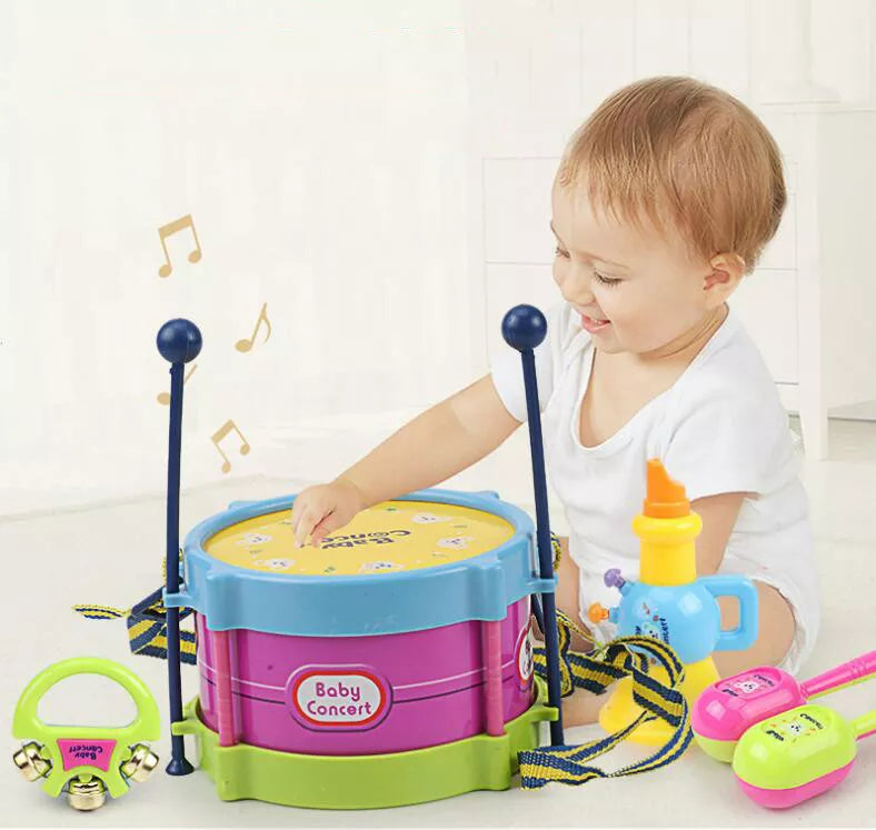 5Pcs/4Pcs Children Drum Trumpet Toy