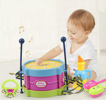 5Pcs/4Pcs Children Drum Trumpet Toy