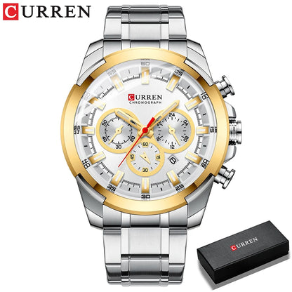 Luxury CURREN Quartz Men's Watch