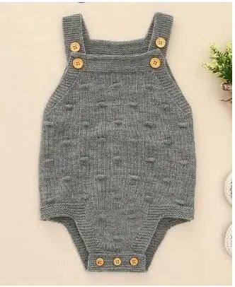 Newborn Baby Clothes 0-18m Solid Sleeveless