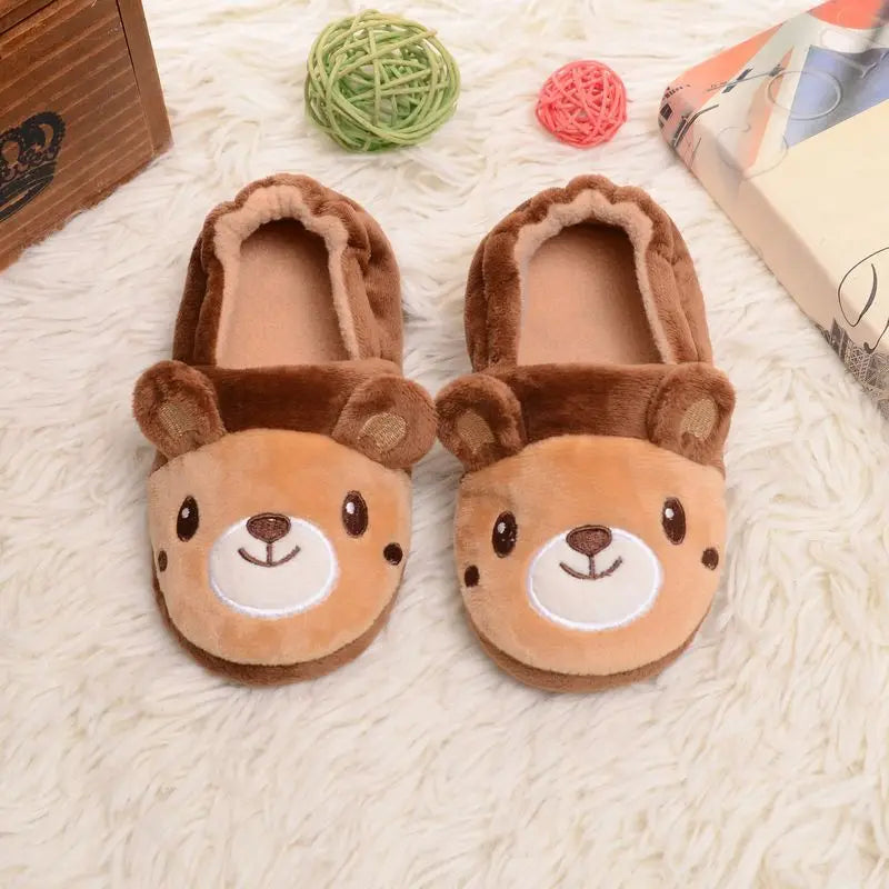 Cozy Cartoon Kids Slippers  1-6 Years