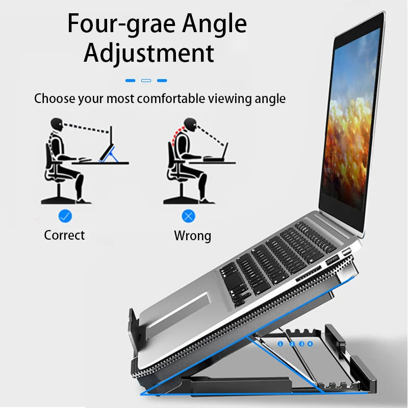 Large Gaming Laptop Cooler with Adjustable Wind Speed