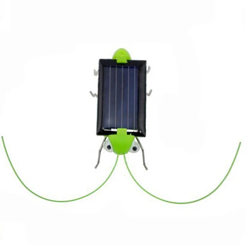 Jouet robot sauterelle à énergie solaire pour enfants