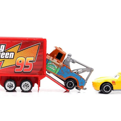 Modèle de voiture en métal moulé sous pression Pixar Cars 3 Lightning McQueen, Jackson Storm, Uncle Truck