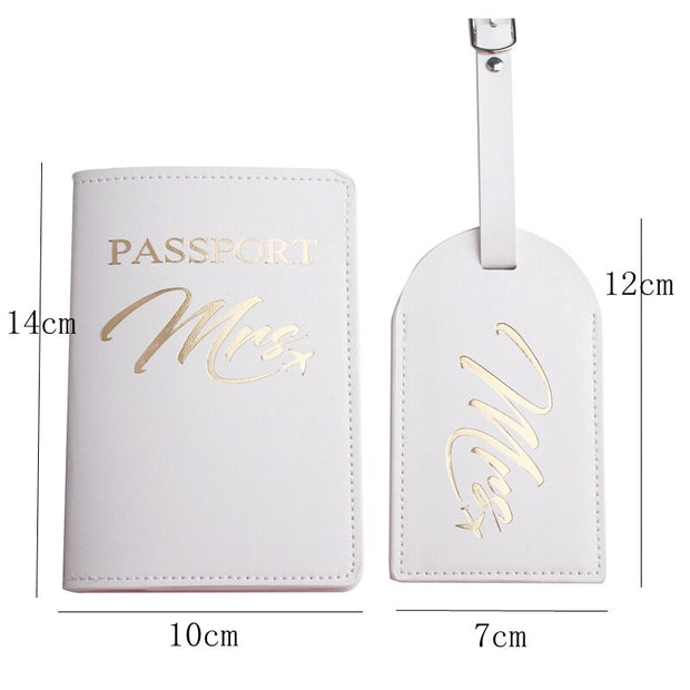 Chic Passport Cover & Luggage Tag Set