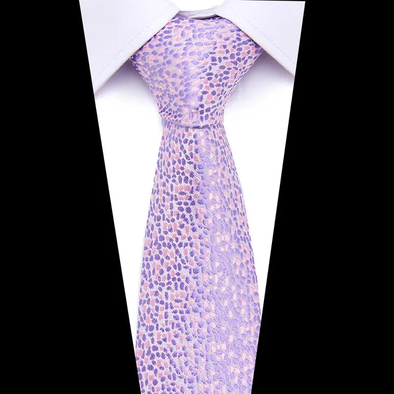 Dunkelblaue 8 cm modische Krawatte, luxuriöses Hochzeitsgeschenk