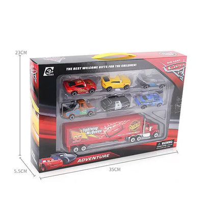 Modèle de voiture en métal moulé sous pression Pixar Cars 3 Lightning McQueen, Jackson Storm, Uncle Truck