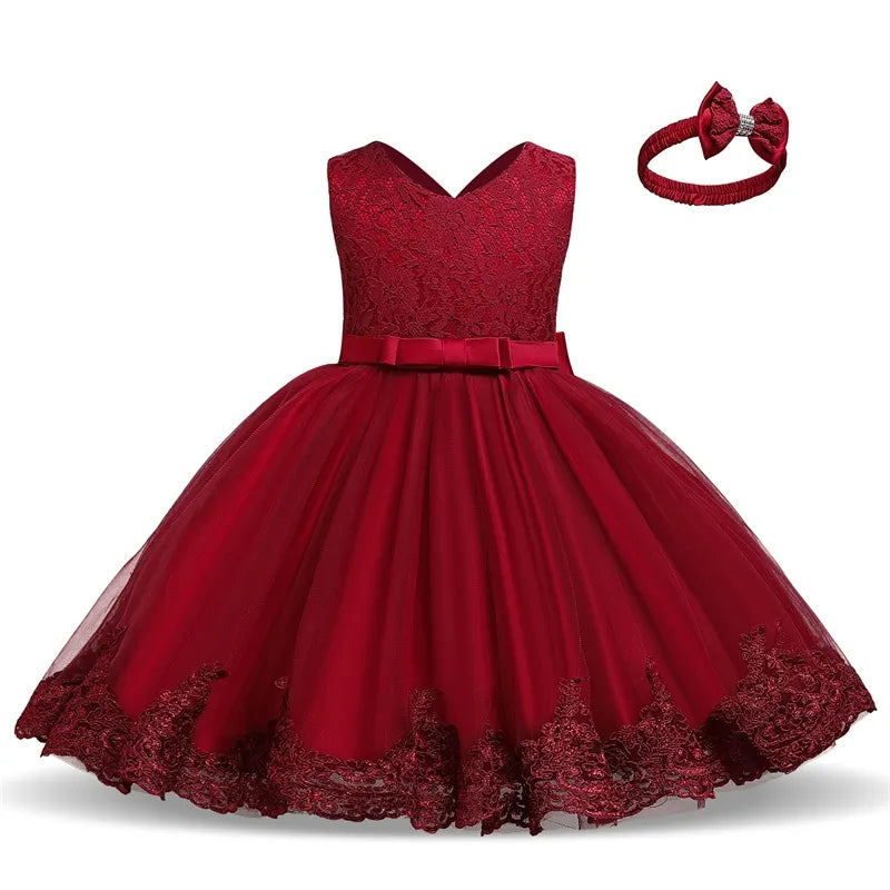 Newborn Baby Girl Lace Dresses