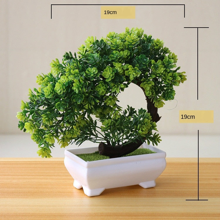 Artificial Green Bonsai Tree - Home & Office Decor