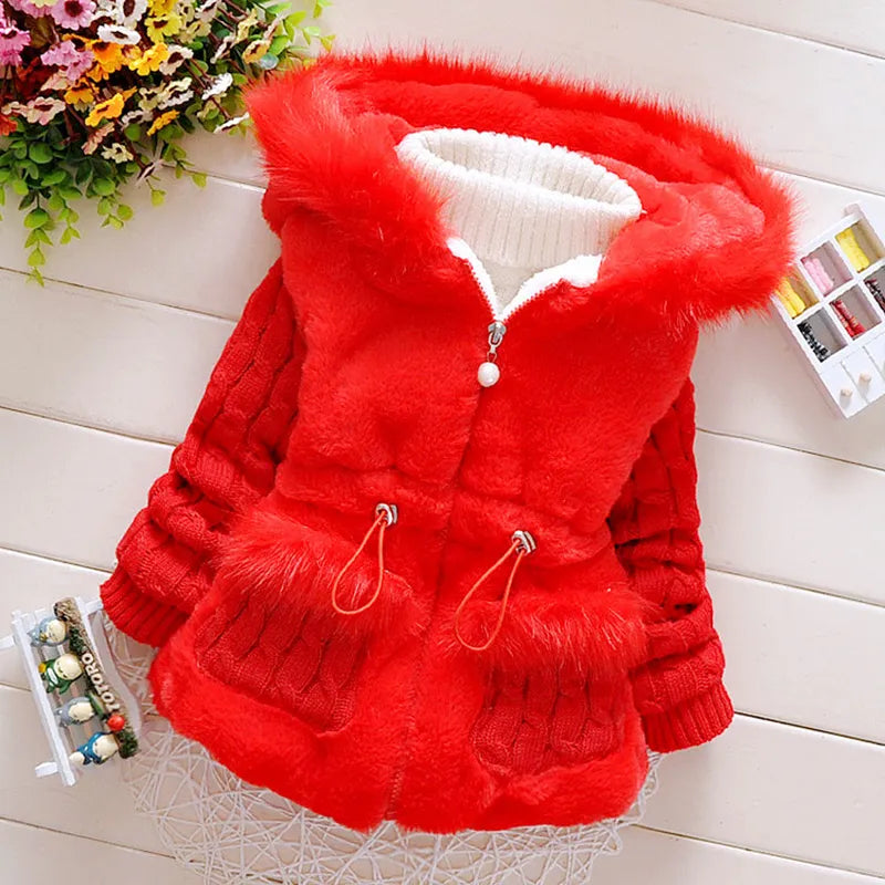 Plush Baby Thicken Warm Winter Jackets