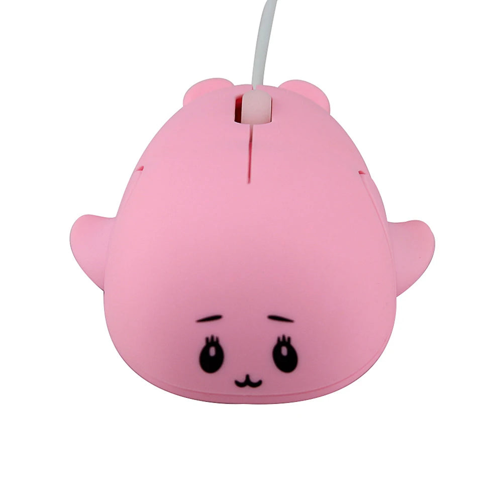 Kawaii Dolphin Cartoon Wired Mouse